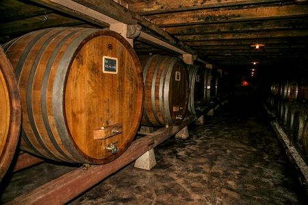 Typical wine cellar called 'hrami'