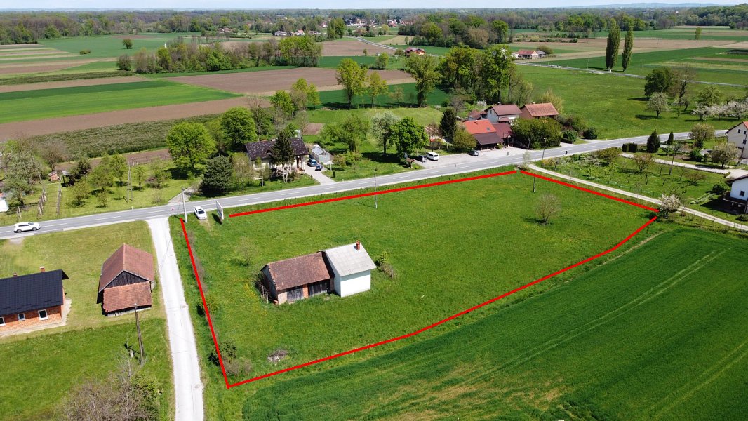 Drone photo of the land